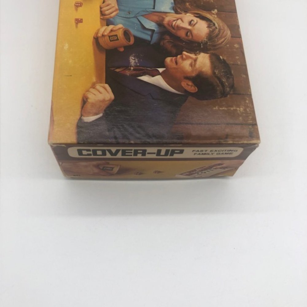 Vintage 1969 Crisloid  Plastics Cover-Up Fast Exciting Family Game - Picture 4 of 8